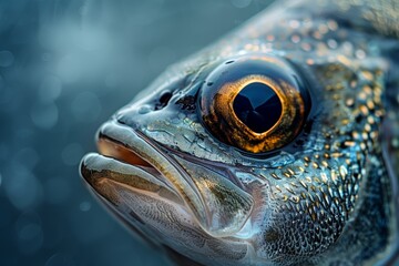 Close-Up of a Caught Fish