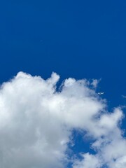 blue sky and clouds