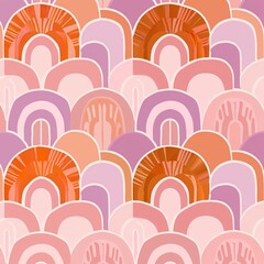 Whimsical Floral Pattern for Fashion and Home Decor Generative AI