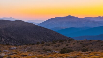 Fototapeta premium Beautiful view of the mountain. Mountain landscape. The beauty of nature.