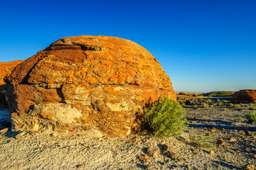 Red Sandstone Concretions at Red Rock Coulee