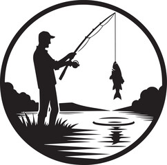 fishing on the river