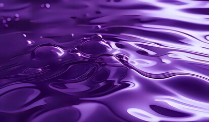 Splashing purple liquid texture background illustration. AI generated.