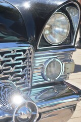 Fototapeta premium vintage car headlight