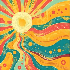 abstract background with circles
