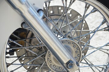 Obraz premium wheel of a bicycle