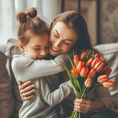 mother and daughter