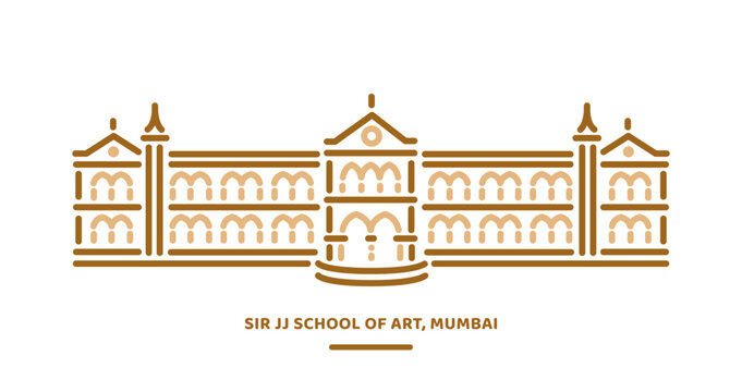  j j school of art collage icon