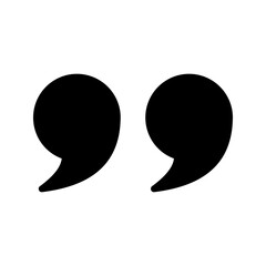 quote icon vector sign design color editable