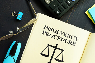 Insolvency procedure is shown using the text