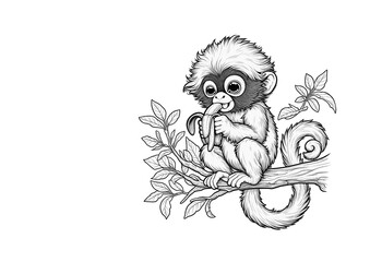 Fototapeta premium Draw Animal Coloring