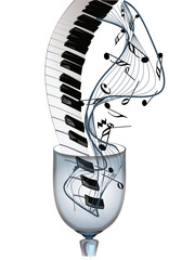 abstract music background