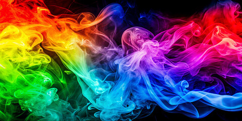 Desktop background with abstract smoke design