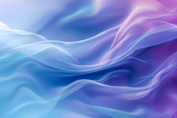 Obraz premium Minimalist abstract background with vibrant abstract waves in purple and blue hues