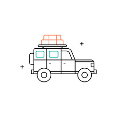 Road Adventures, Road Trip Essentials, Car Travel, Scenic Routes, Vacation Travel, Travel Vector Illustration Icon Design