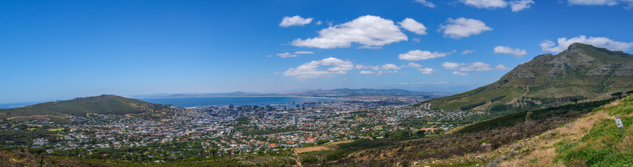 Obraz premium Montagne de La Table au Cap en Afrique du Sud