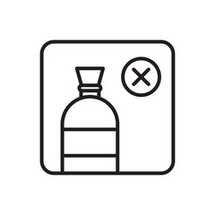 Fragrance-Free Zone Forbidden Perfume Sign for Allergy Prevention