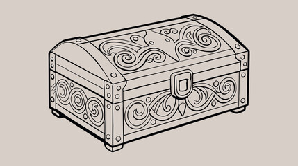 Coloring Page line art design 