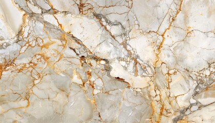 Obraz premium Abstract white and gold marble texture background. Swirling veins and patterns create a luxurious and elegant design.