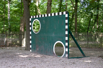 Fußballtorwand für das Fussballtraining oder freies Fussball schiessen