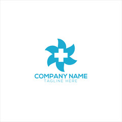 Creative Medical cross logo template, health care icon
