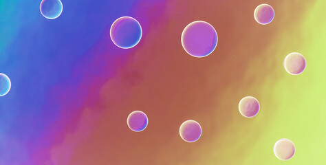 Whimsical and Energetic Colorburst Creating a Captivating and Abstract Visual Experience