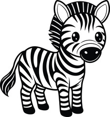 baby zebra cartoon