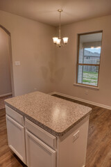 This is a picture of the design and architecture that was put into creating a newly built home. 