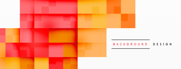 Dynamic colorful squares background. Vector Illustration For Wallpaper, Banner, Background, Card, Book Illustration, landing page