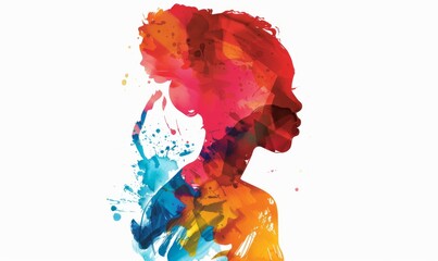 A series of striking vector posters merging fluid typography with youthful silhouettes in a bold