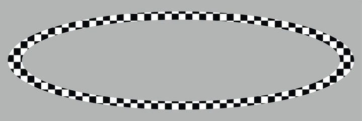 Obraz premium Checker decorative frames collection set in black colours