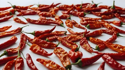 red spicy chili peppers