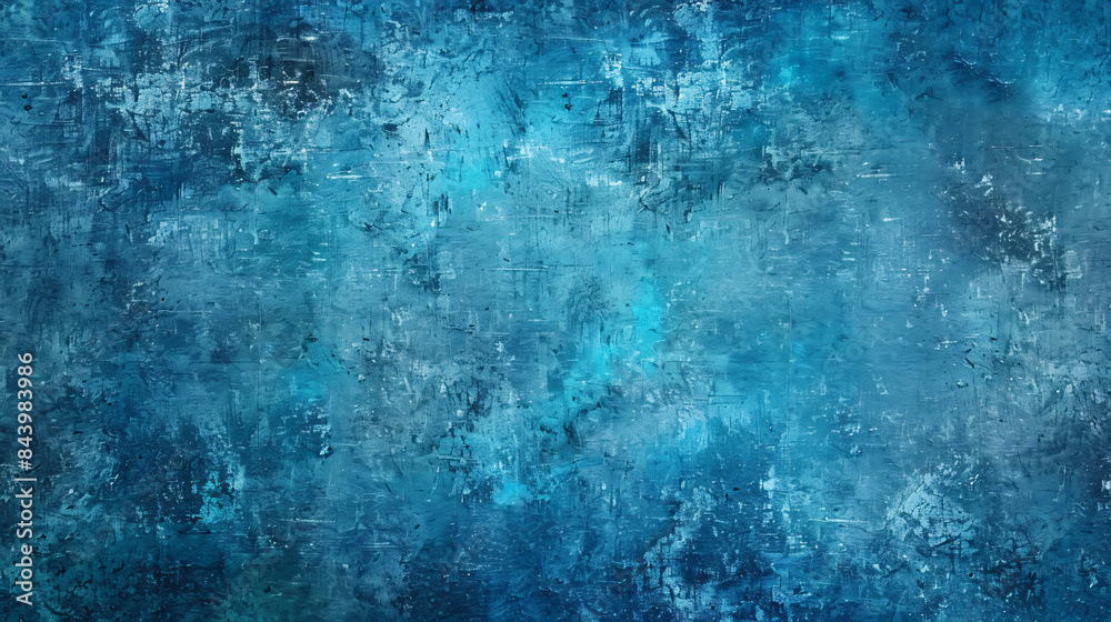 Poster dynamic blue textured backdrop with grunge details ideal for artistic projects