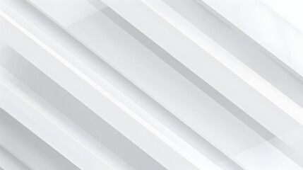 Obraz premium White luxury background with grey shadow diagonal stripes. Light elegant dynamic abstract BG. Trendy geometric neumorphism. Universal minimal 3d sale modern backdrop. Amazing deluxe business template