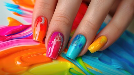 Vibrant and stunning nail grooming