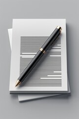 Professional Business Documents with a Stylish Pen