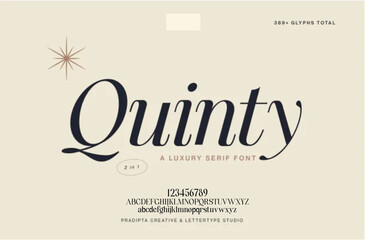 Luxury alphabet letters font. Classic Lettering Minimal Fashion Designs. Typography sans serif simple wedding logo fonts and number. vector illustration