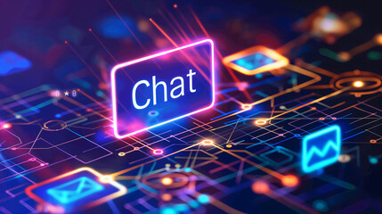 Digital chat communication network