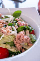 salad with tuna and vegetables