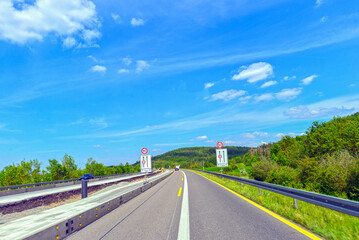 A7 bei Bad Windsheim (Richtung Würzburg)