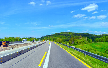 A7 bei Bad Windsheim (Richtung Würzburg)