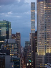 High-Resolution View of New York City Skyscrapers