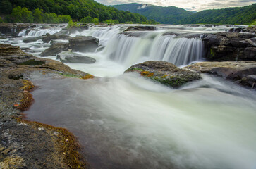 Fototapeta premium sandstone falls west virginia usa