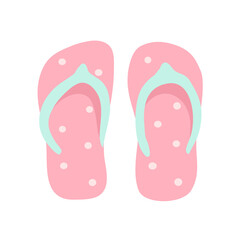 pink flip flops