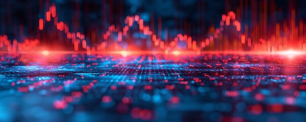 Abstract digital technology background image