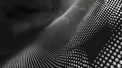 Modern Halftone Gradient Artwork: A Visual Journey through Depth and Shading