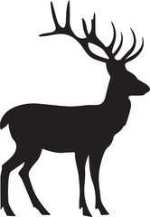 deer silhouette vector