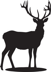 deer silhouette vector