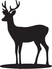 deer silhouette vector