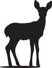 deer silhouette vector